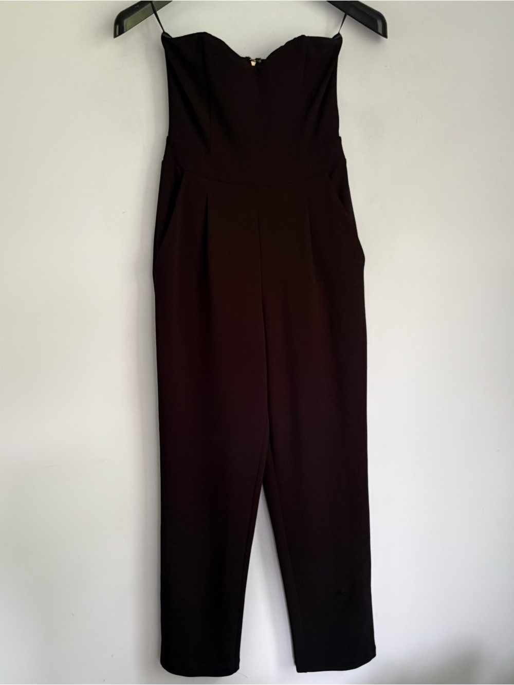 Express Strapless Black Jumpsuit